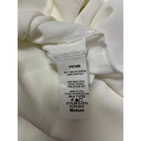 Vici High Neck Ivory Long Maxi with Front Slit- Medium - Image 12