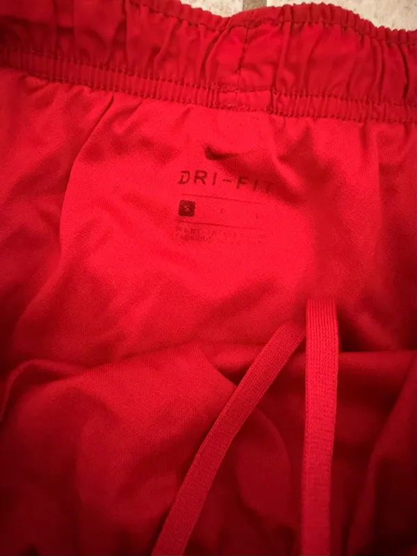 Nike Dri-FIT Red Black & White Running Shorts - Image 4