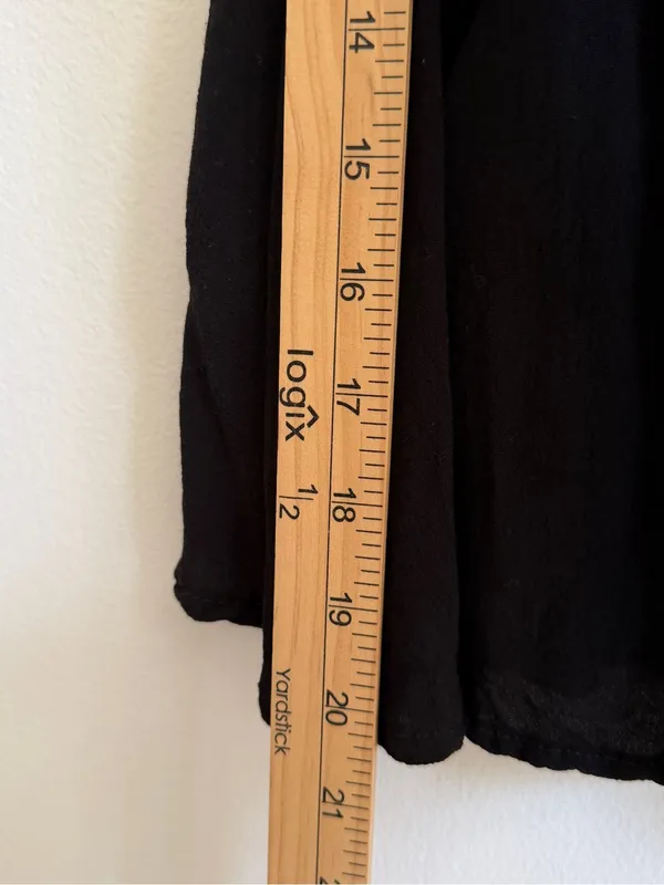 Lovers + Friends Black Flowy Tank Top Size Medium Blouse - Image 7
