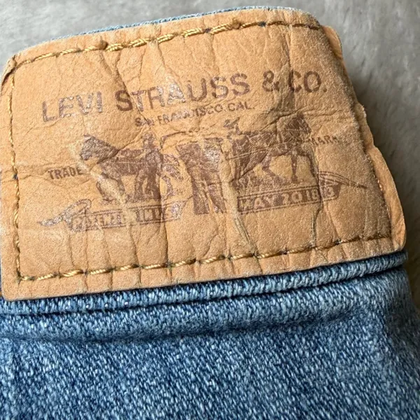 Levis 515 Womens Size 8 Medium Straight Leg Jeans Stretch Blue Denim Everyday - Image 15