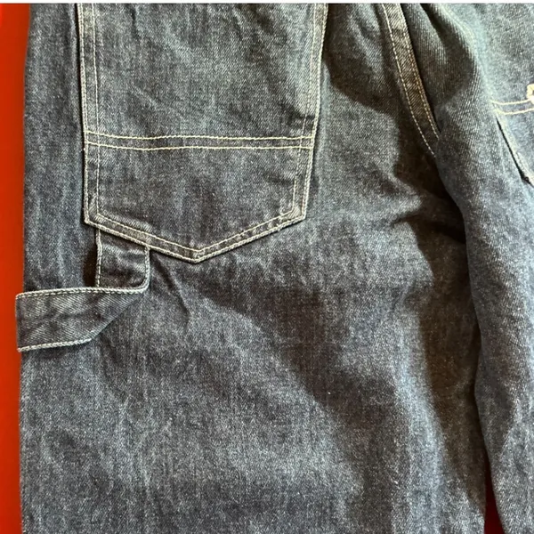 Southpole 10 Carpenter Capri Jeans Y2K Streetwear Workwear Denim grunge cropped - Image 9