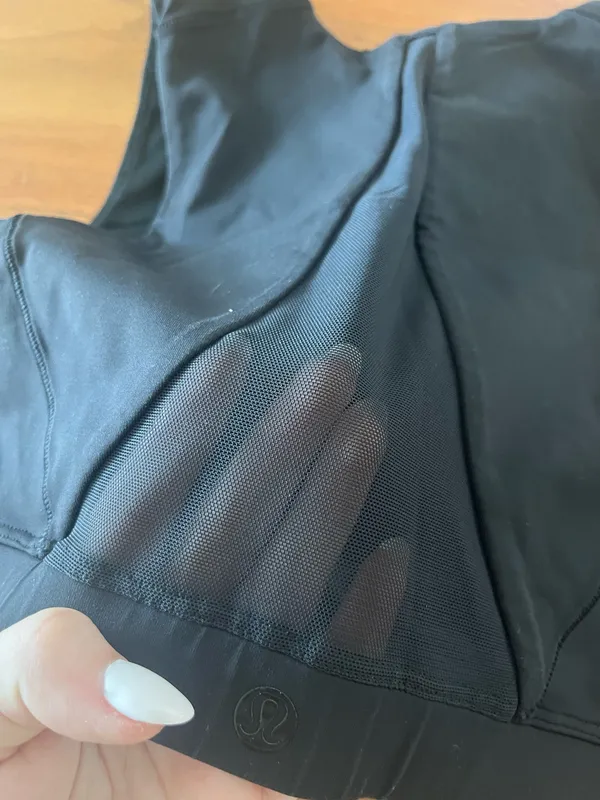Lululemon Black High Neck Bra - Image 3