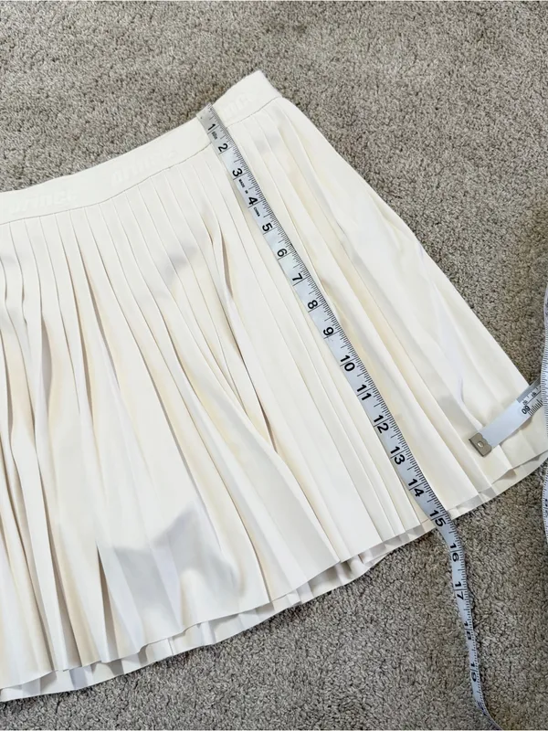 Prince Pickleball Women’s Pleated Skort Skirt Athletic in Ivory XL - Image 11