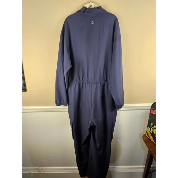 Beyond Yoga Womens Navy Weekend Warrior Cargo Jumpsuit XL - Image 2