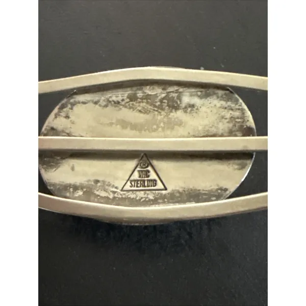 Vtg VHC Sterling Silver Van Horne Collection Cuff Bracelet Earring‎ Set Lot - Image 5