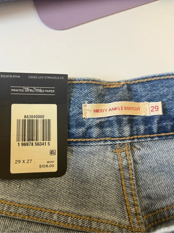 Levi's® Premium‎ MIDDY OUTBACK BOOTCUT JEANS - Image 5