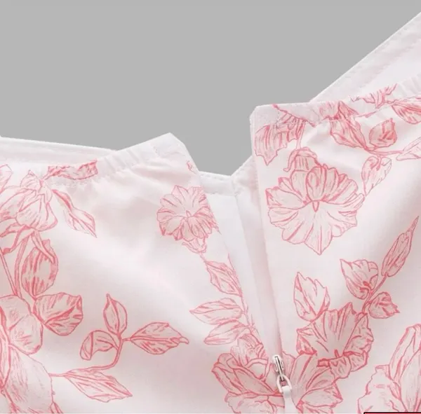 Floral romper Pink Size XS - Image 5