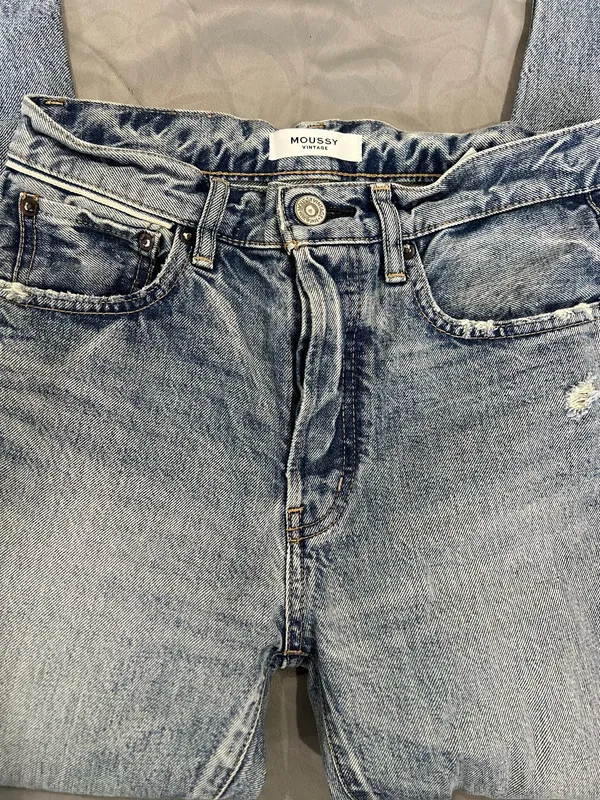 MOUSSY vintage made in Japan jeans the works size 25 - Image 7