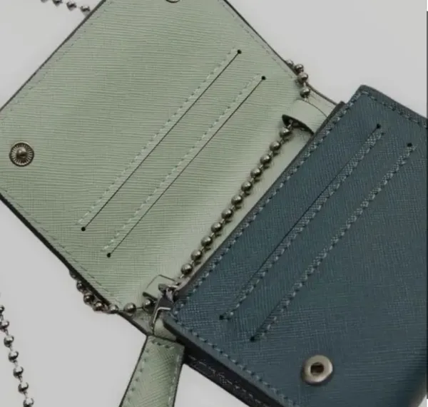 Zara TWO IN ONE FLAP POCKETBOOK/wallet/purse Petrol Blue (New with Tag) - Image 2