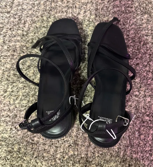 Wild Fable Black Women’s Platform Wedge Sandals 7.5 - Image 3