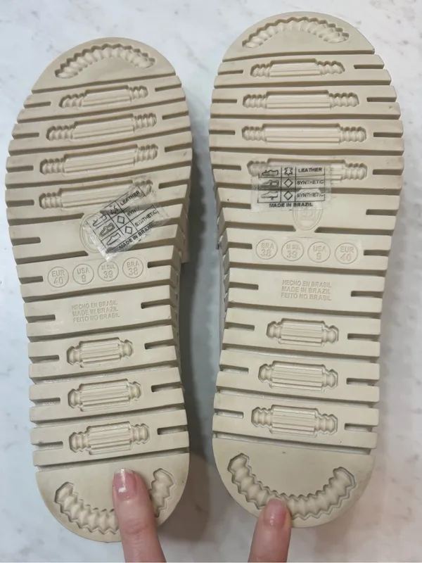 Bottero Comfort Leather Penny Loafers Ivory Cream Size 9/EU 40 Made in Brazil - Image 4