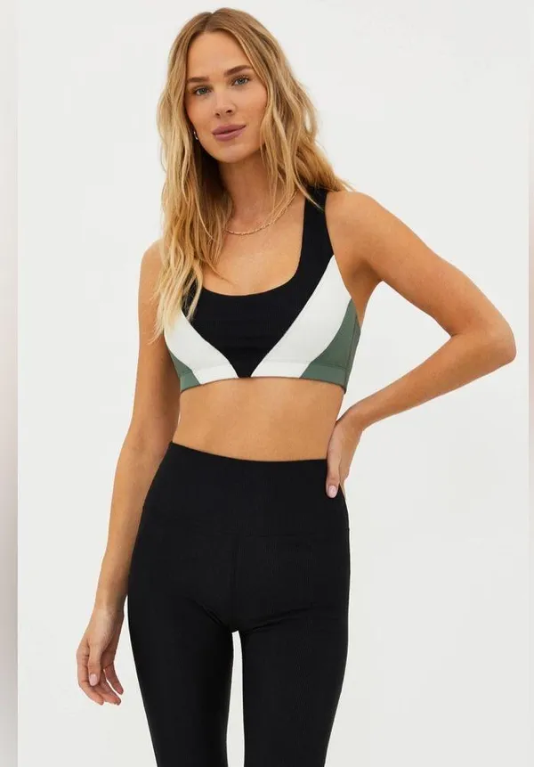 BEACH RIOT Lucia Top Queen Palm Colorblock, Size Large, $98 - Image 2