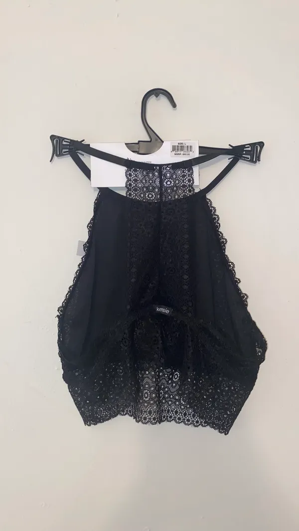 Kensie Lace Black Bralette - Image 2