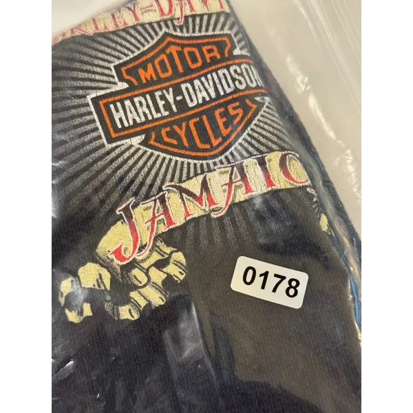 Vintage Harley-Davidson Jamaica Island Palm Beach Motorcycle Biker Tee‎ Size L - Image 6