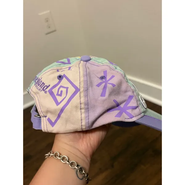 Disney Parks Hat Spinning Teacups Busy Gettin Dizzy Pastel Colors Baseball Cap - Image 3