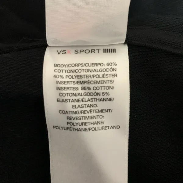 Victoria's Secret VSX Sport Faux Leather Moto Jacket women's size Large - Image 7