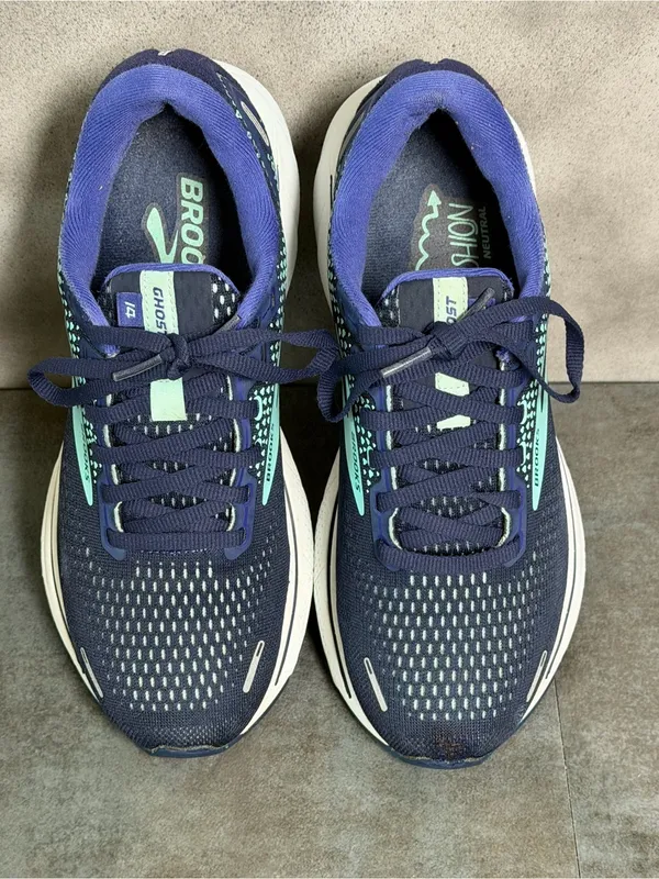 Brooks Ghost 14 Women's Navy Blue Running Shoes 1203561B446 Size 8B - Image 11