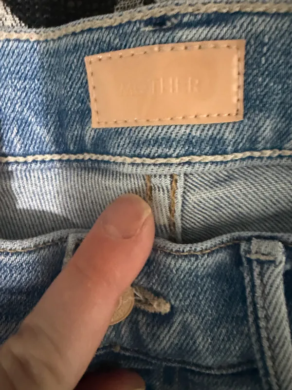 Mother The Insider Crop Step Fray Limited Edition High Rise Jeans Size 26. - Image 4