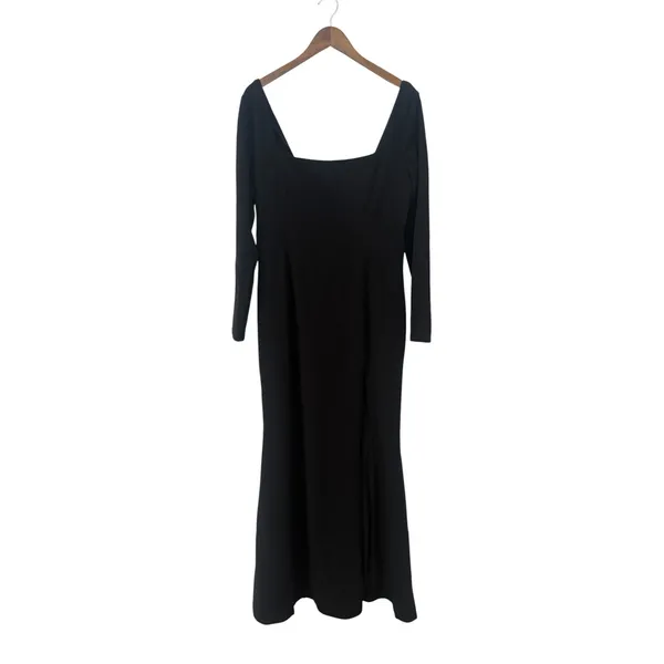 Lulus Regal Stunner Black Long Sleeve Corset Maxi Dress size XL NWT - Image 3