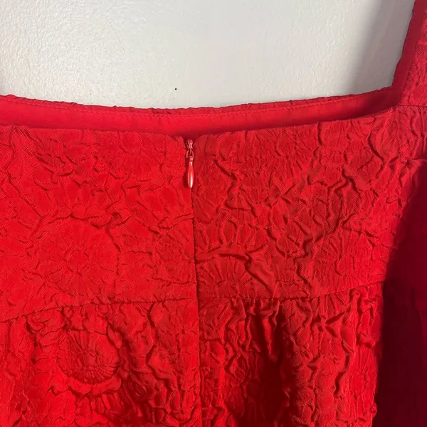 Amanda Uprichard Russo Top Ruby red size large babydoll tank top - Image 6
