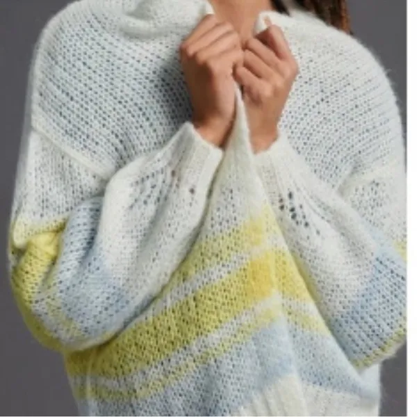 Anthropologie Ivory Florence Cardigan - Image 5