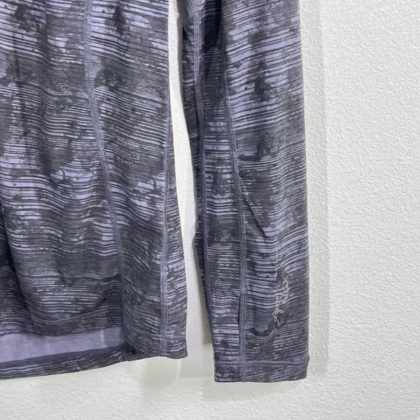 Paradox Womens Merino Wool Blend 1/4 Zip Base Layer Top Gray Camo Medium Medium - Image 7