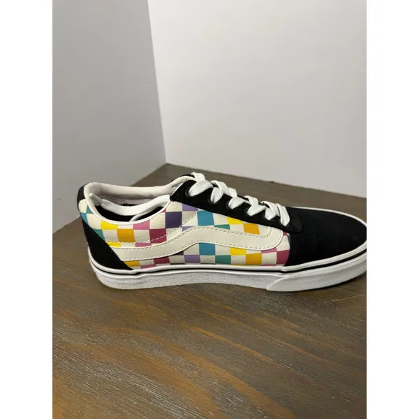 Vans Ward Low Top Sneakers Checkerboard Pastel Women's 6.5 - Image 5