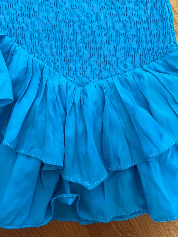 DO+BE Skirt Ruffle Blue - Image 4