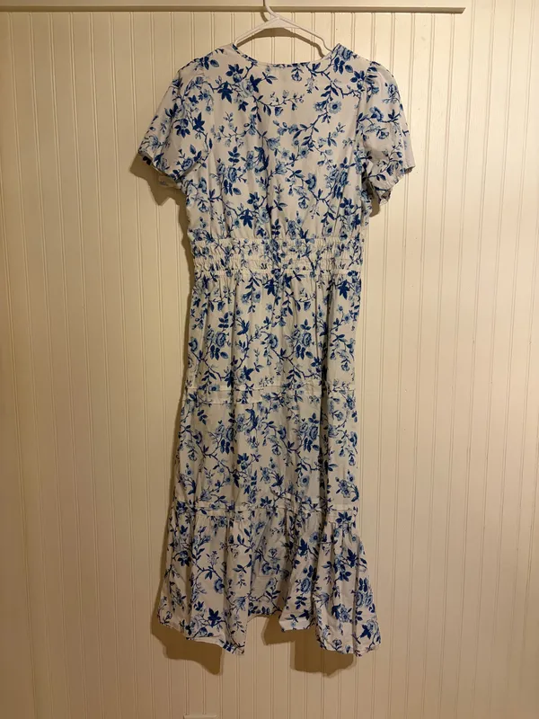 Floral maxi dress Blue Size M - Image 2