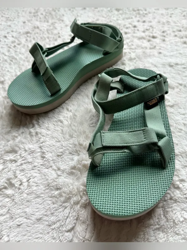 Teva Midform Universal Sandals Women's Size 8 Basil Green Outdoor Hiking Casual - Image 5
