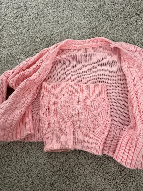 Pink sweater set - Image 2
