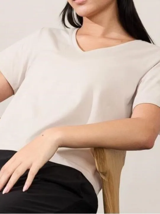 Athleta Essential V-Neck Tee In Abalone - Image 7