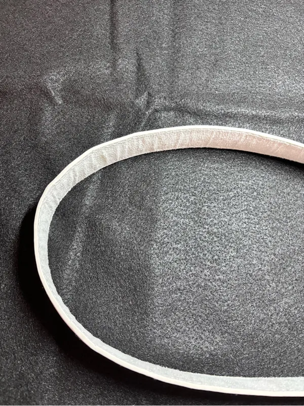 Classic White Leather Belt with Silver-Tone Buckle - Image 13