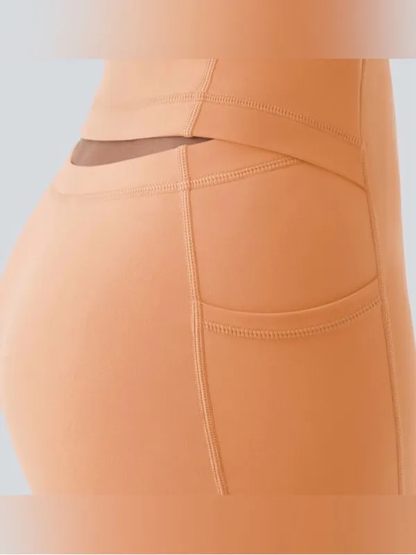 HALARA | SoftlyZero™ Backless Active Dress-Easy Peezy | Apricot Sherbet | LARGE - Image 3