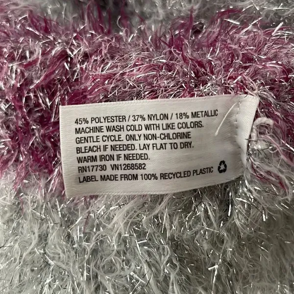 Wild Fable cropped fuzzy sparkle sweater. Size medium. - Image 6