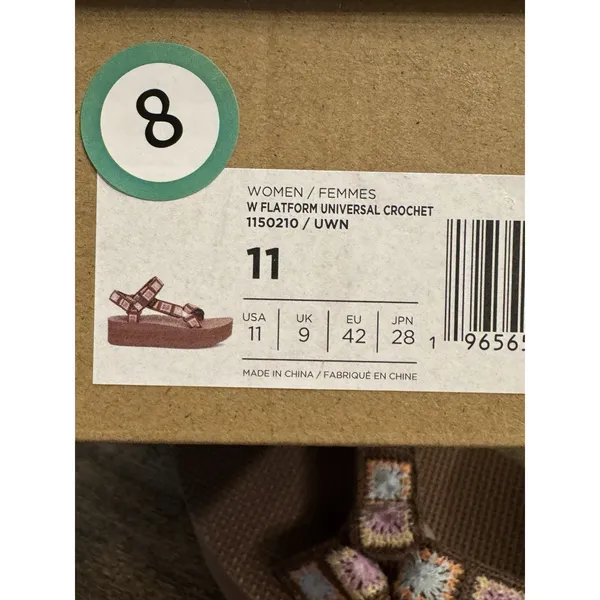 Teva Women's Flatform Universal Sandal Crochet Size 11 Gorpcore - Image 10