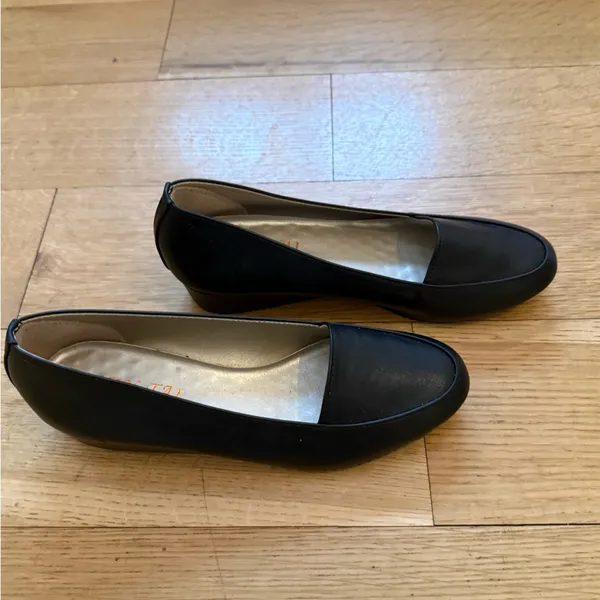 Comfortable Black Women's Loafers 7 - Image 3