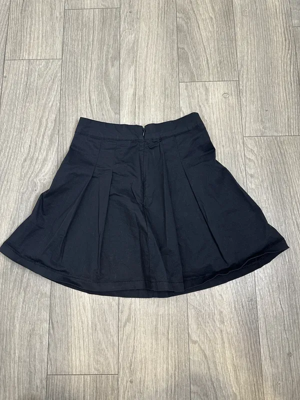 Abound Black Pleated Mini Skirt XXS Flared Classic - Image 6