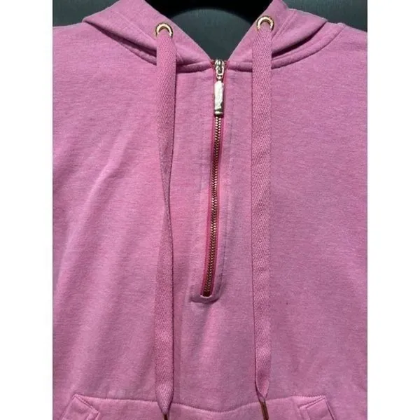 Lilly Pulitzer pink hoodie pullover woman’s‎ XXS - Image 3