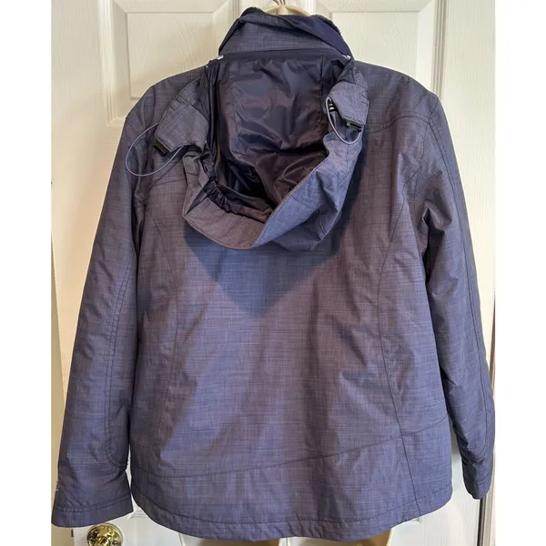 LL Bean Primaloft 3‎ in 1 System Jacket Blue Ski Snowboard Coat Women's Size M - Image 2