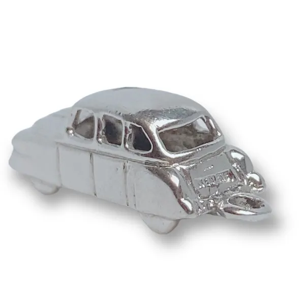 Vintage Sterling silver antique automobile car charm or Pendant - Image 5