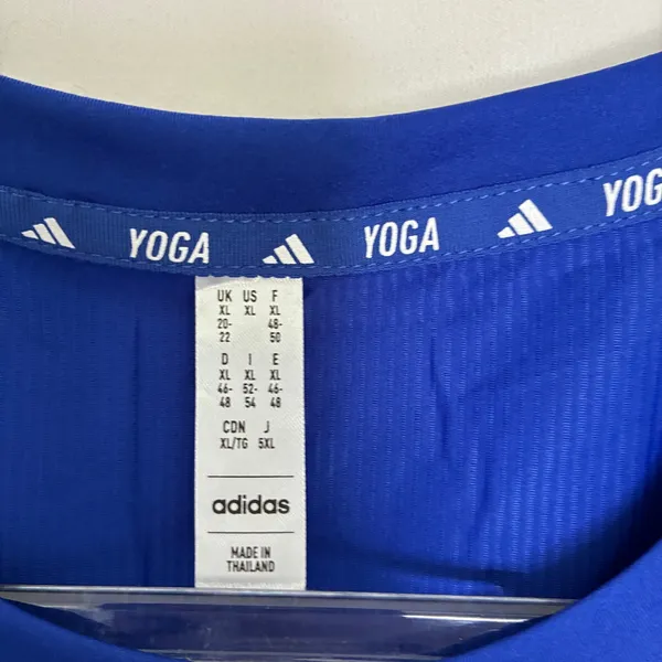 Adidas Yoga Royal Blue Studio Tank Athletic Muscle NWT Womens XL - Image 3