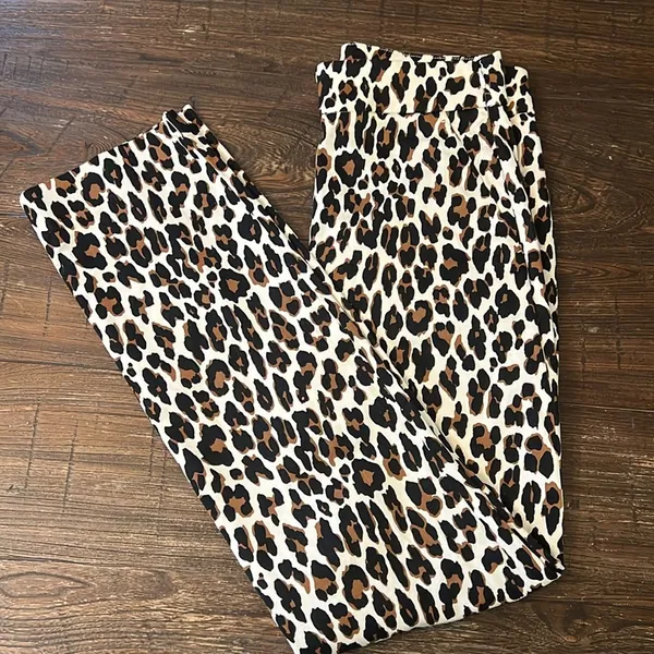 J Crew Remi Pant In Leopard Animal Print Size 6t Tall - Image 8