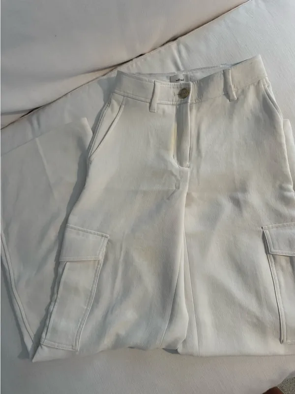 Aritzia Wilfred White Pants - Image 5