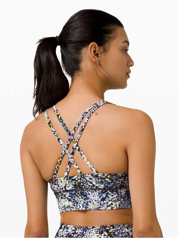 LULU🍋 Energy Bra‎ Long Line - Floral Metropolis Multi print. - Image 2