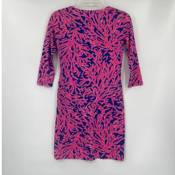 Lilly Pulitzer Alessia Did You Catch Dress Sz XXS Preppy Coastal Resort Pima - Image 7