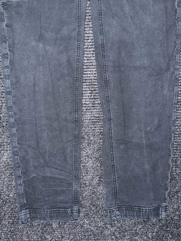 American Eagle Women's Cargo Pants Washed Black Size 00 Regular Stretch Utility - Image 5
