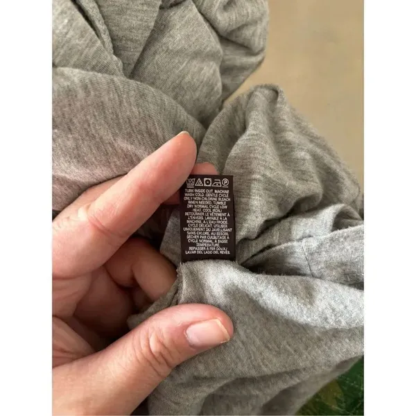 Victoria's Secret Women's Grey Sleeveless Drawstring Midi Dress Size L - Image 3