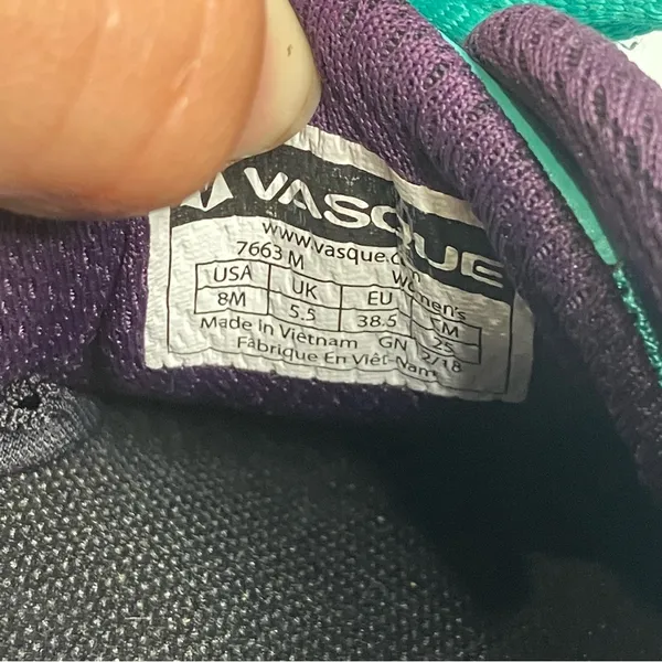 Vasque‎ velocity AT trainers hiking shoes running women’s size 8 outdoor casual - Image 8