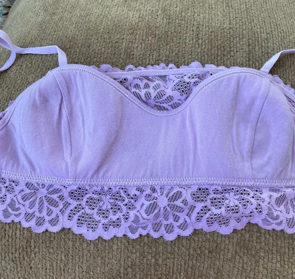 Purple Lace Bralette Top - Image 4
